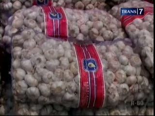 30 Kontainer Berisi Bawang Putih Diamankan