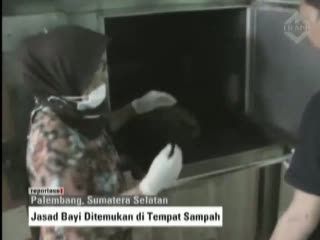 Jasad Bayi Ditemukan di Tempat Sampah