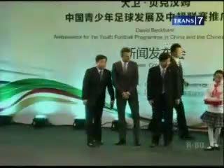 Becks jadi Duta Sepakbola Cina