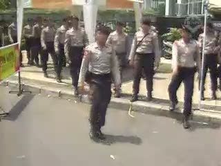 Isu Kudeta, Ratusan Brimob Jaga Bundaran HI