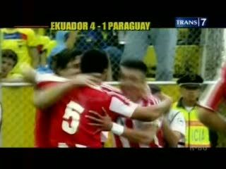 Paraguay Kalah Telak dari Ekuador
