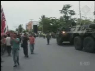 Pendukung Bendera GAM Dihadang Aparat TNI dan Polri