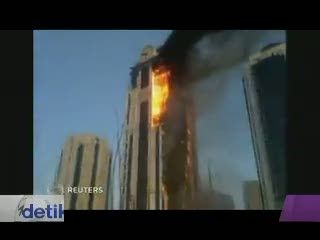 Apartemen 40 Lantai Dilalap Api