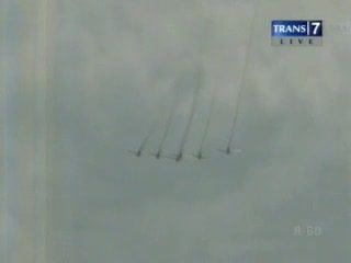 Aksi Akrobatik Meriahkan HUT TNI AU