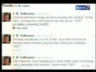 SBY Berkicau Tanggapi Kecelakaan Lion Air