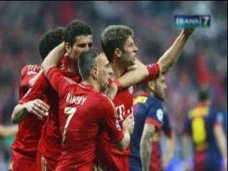 Fantastis! Bayern Gilas Barca 4-0