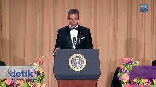 Obama Bergurau Soal Pers dan Tugas Presiden