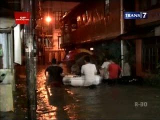 Jakarta Hujan, Kali Krukut Meluap