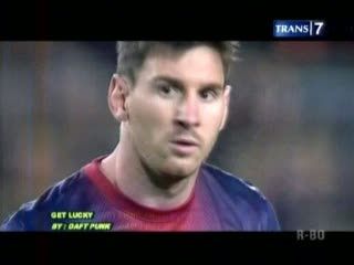 Dua Gol Messi Menangkan Barca