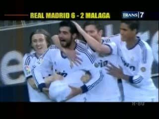 Madrid Pesta Gol ke Gawang Malaga