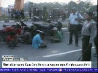Ketua Geng Motor dan Anak Buahnya Diamankan Polisi