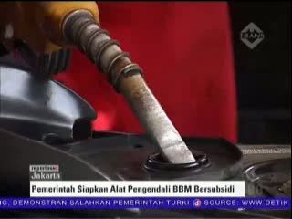 Pemerintah Siapkan Alat Pengendali BBM Bersubsidi