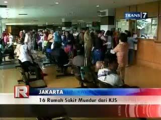 16 Rumah Sakit Mundur dari KJS