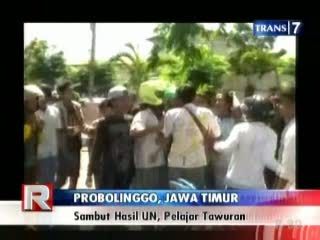 Sambut Hasil UN, Pelajar Tawuran