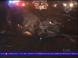 Penumpang Minibus Tewas Terbakar
