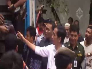 Pademangan Banjir, Jokowi Tinjau Lokasi
