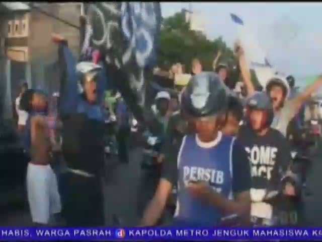 Bus Pemain Persib Dirusak, Bobotoh Ngamuk