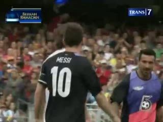 Aksi Messi di Amerika