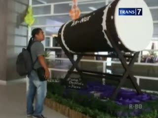 Sambut Ramadan Ciptakan Bedug Cokelat dan Kurma