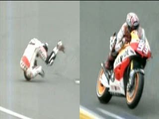 Pedrosa Kecelakaan Hebat, Marquez Tercepat