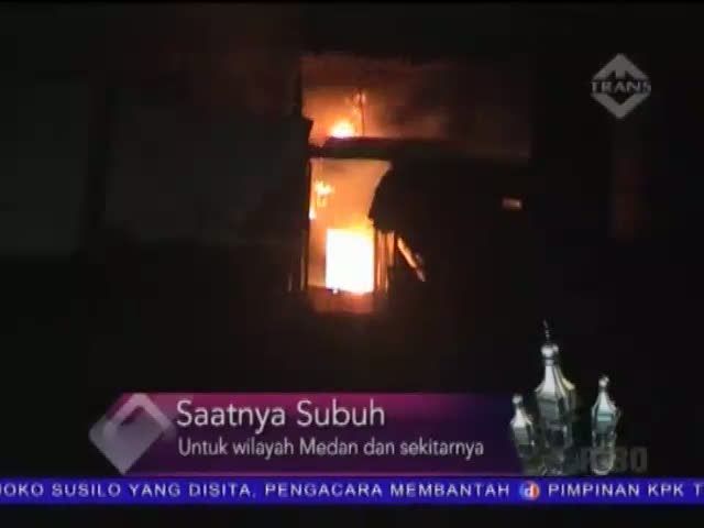 Ditinggal Shalat Tarawih, Bengkel Mobil Terbakar