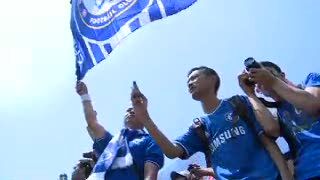 Heboh Pendukung Chelsea di Halim