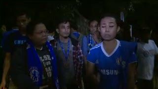 Kecewa, Pendukung Chelsea Asal Papua Berlinang Air Mata