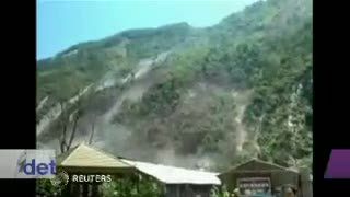 Longsor Besar di Cina Terekam Kamera
