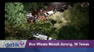 Bus Wisata Masuk Jurang, 36 Tewas