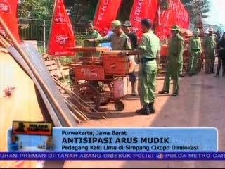 Antisipasi Arus Mudik, PKL di Simpang Cikopo Direlokasi