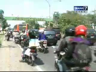 Kemacetan di Jalur Cirebon