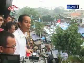 Jokowi Jamin Blok G Pasar Tanah Abang Siap