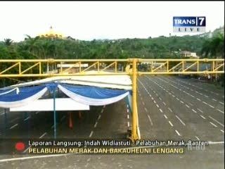 Pelabuhan Merak dan Bakauheuni Lengang
