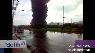 Disambar Petir, Kilang Minyak Venezuela Berkobar