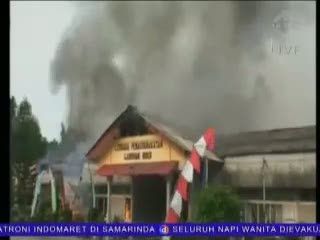 Aksi Pembakaran LP Labuhan Ruku
