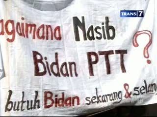 Ribuan Bidan Serbu Istana Merdeka