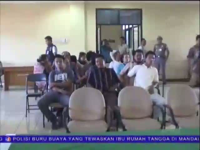 PKL yang Terjaring Razia Didenda