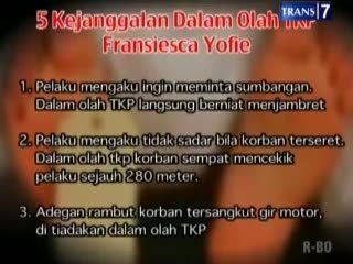 5 Kejanggalan dalam Olah TKP Pembunuhan Sisca Yofie