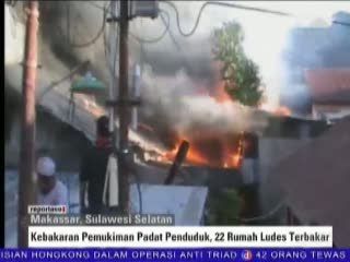 22 Rumah Ludes Terbakar