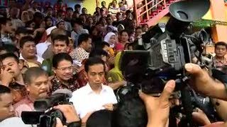 Jokowi Resmikan Pasar Blok G Tanah Abang