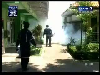 Hindari DBD, Asrama Haji Difogging