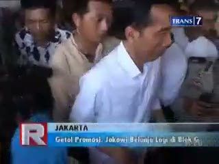 Getol Promosi, Jokowi Belanja Lagi di Blok G