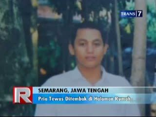 Pria Tewas Ditembak di Halaman Rumahnya