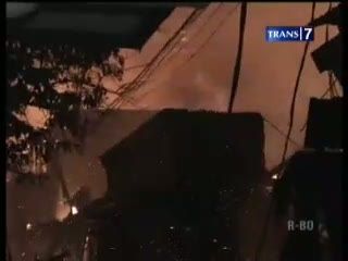 Pemukiman Padat Penduduk Terbakar