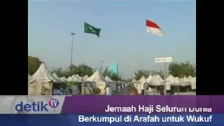 Jemaah Haji Seluruh Dunia Berkumpul di Arafah untuk Wukuf