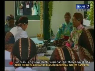 Ijab Kabul Pernikahan Putri Sultan HB X Berlangsung Lancar