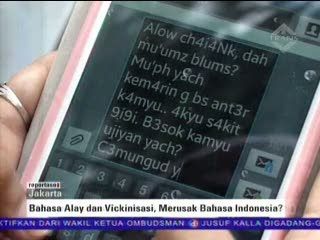 Bahasa Alay dan Vickinisasi, Merusak Bahasa Indonesia?