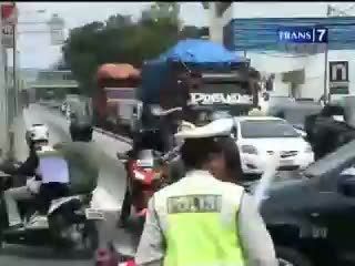 Razia Jalur Bus Transjakarta, Ratusan Terjaring