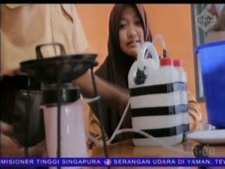 Siswa SMP Ciptakan Kompor Berbahan Bakar Air