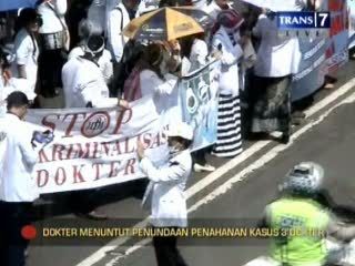 Situasi Unjuk Rasa Dokter Siang Ini di MA